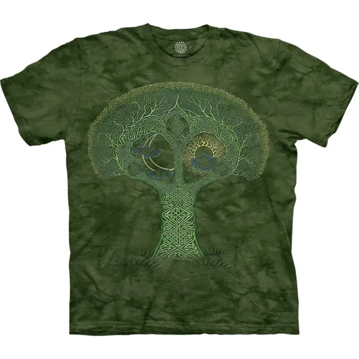 Liquid Blue TShirt Men Celtic Roots Classic Cotton TShirt