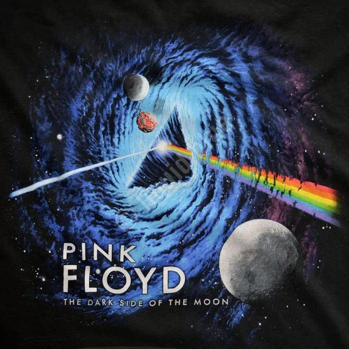 Liquid Blue TShirt Men Floyd Black Hole Black TShirt