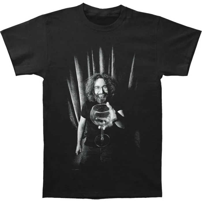 Liquid Blue TShirt Men Garcia Salutations Black TShirt