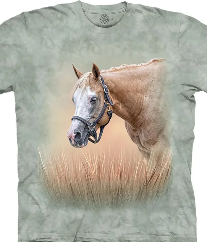 Liquid Blue TShirt Men Gentle Spirit Classic Cotton TShirt