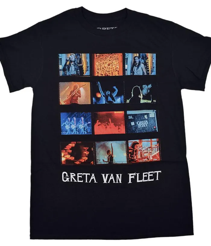 Liquid Blue TShirt Men Greta Van Fleet My Way Soon Cover Black TShirt