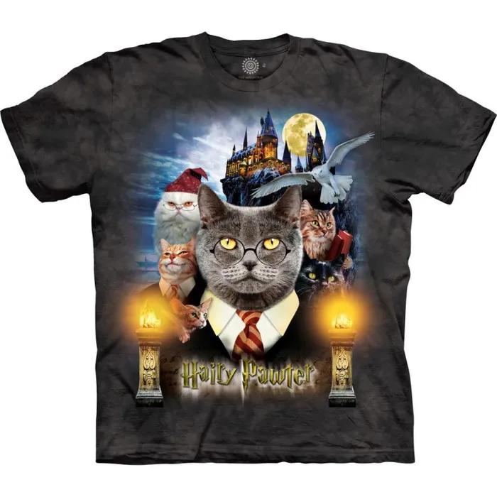 Liquid Blue TShirt Men Hairy Pawter Classic Cotton TShirt