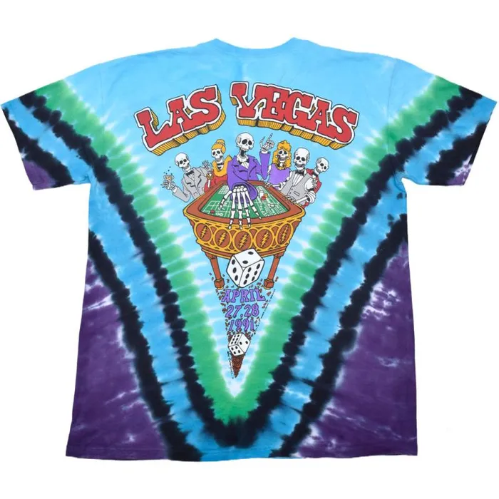 Liquid Blue TShirt Men Laughing Bones TieDye TShirt