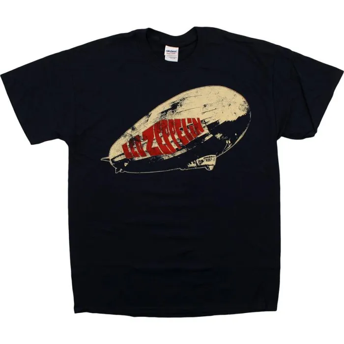 Liquid Blue TShirt Men Led Zep Legend Navy TShirt