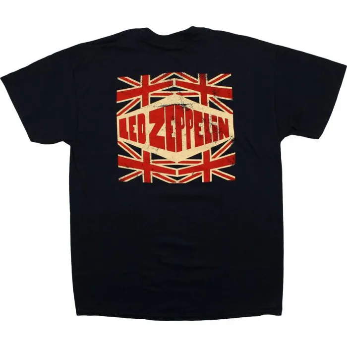 Liquid Blue TShirt Men Led Zep Legend Navy TShirt