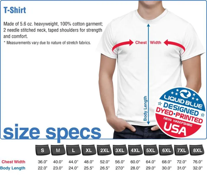 Liquid Blue TShirt Men Mod Bear Chest TShirt