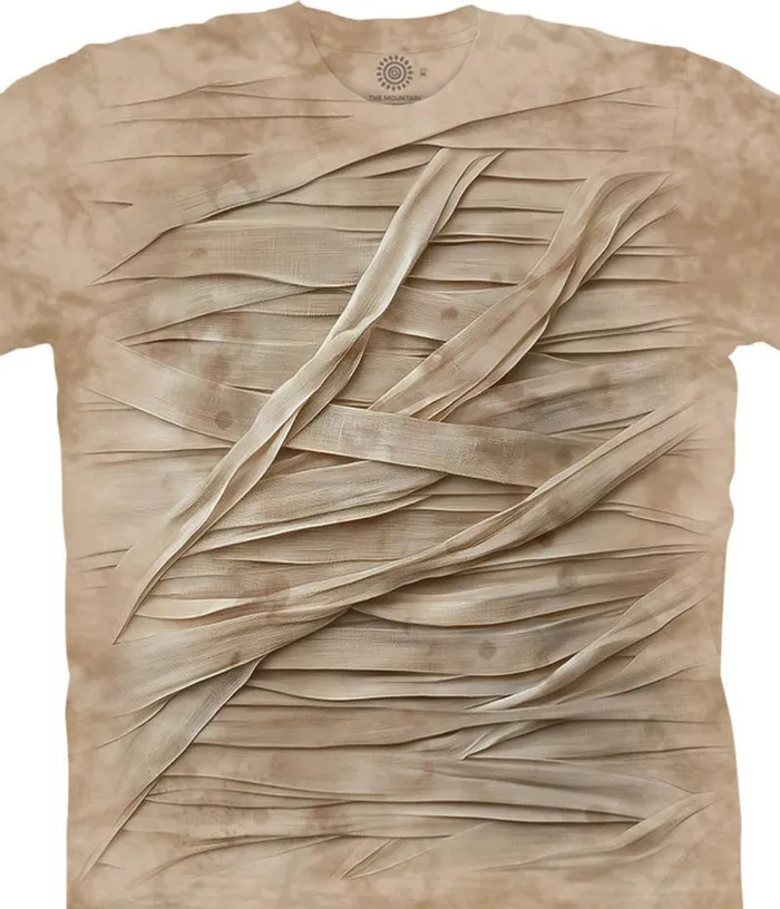Liquid Blue TShirt Men Mummy Costume Classic Cotton TShirt