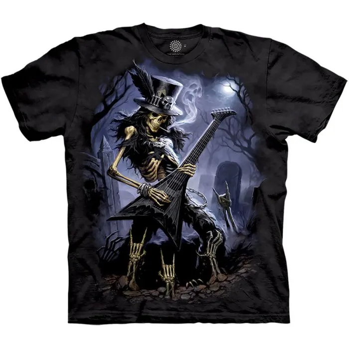 Liquid Blue TShirt Men Play Dead Classic Cotton TShirt