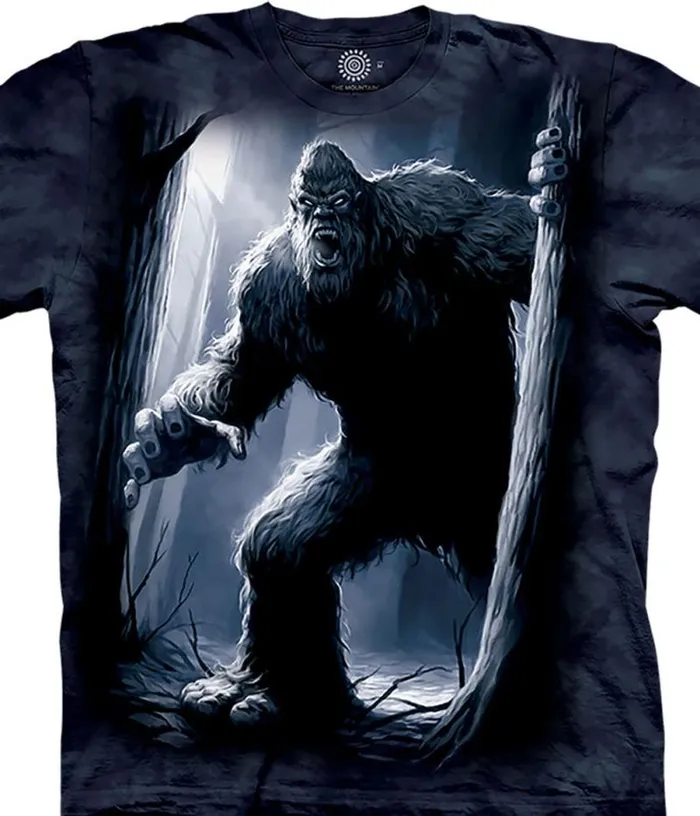 Liquid Blue TShirt Men Sasquatch Classic Cotton TShirt