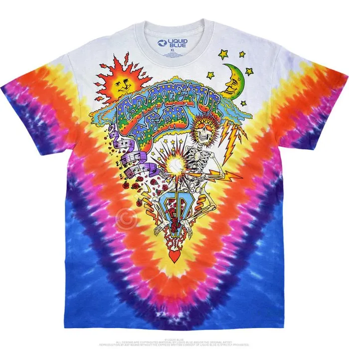 Liquid Blue TShirt Men Summer Tour 92 TieDye TShirt