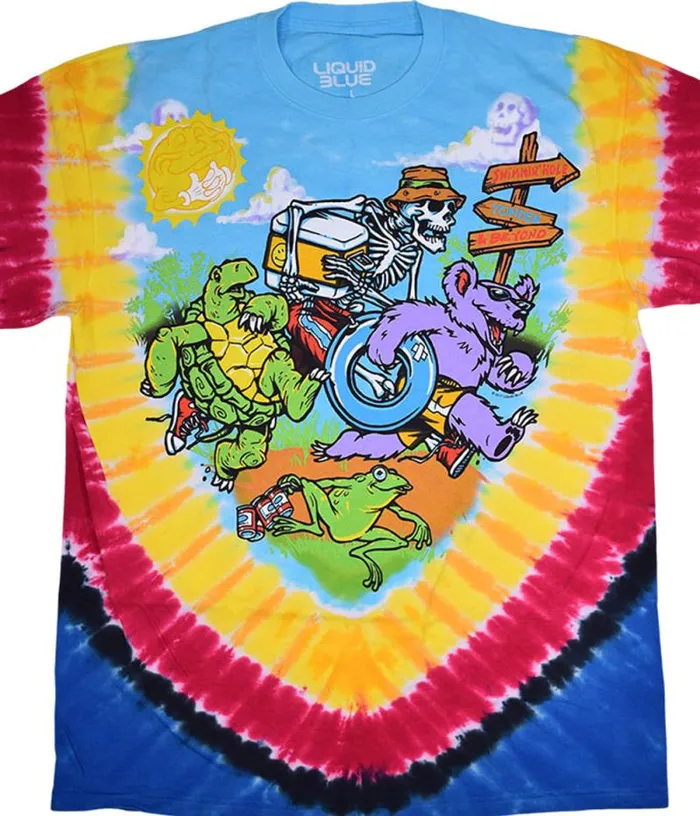 Liquid Blue TShirt Men Tubin039 TieDye TShirt