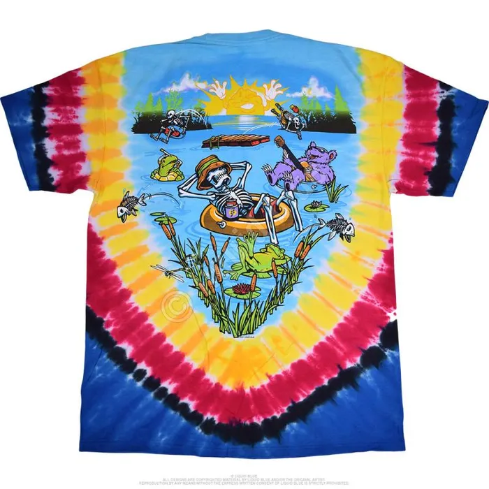 Liquid Blue TShirt Men Tubin039 TieDye TShirt