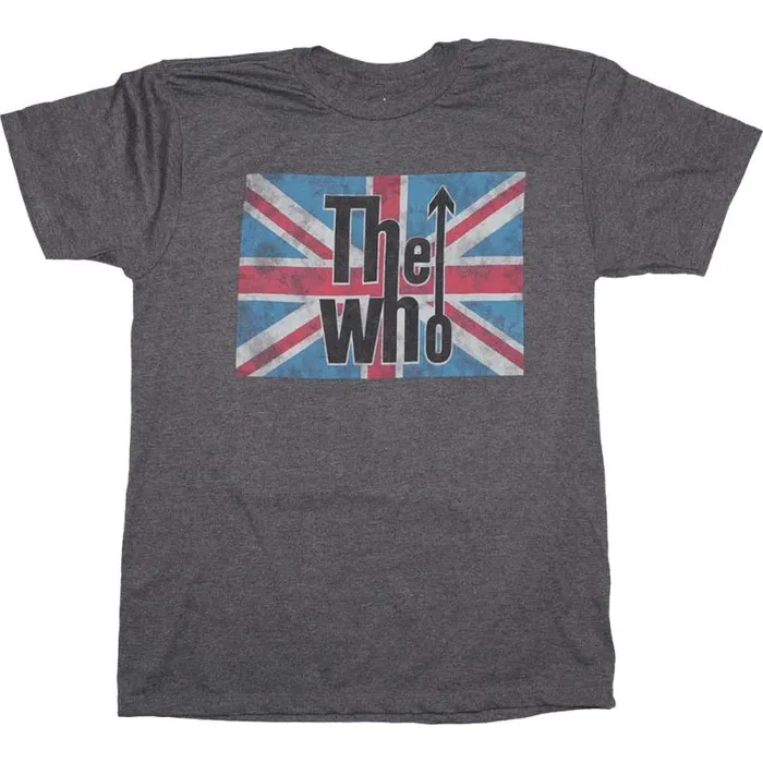 Liquid Blue TShirt Men Union Jack Grey TShirt