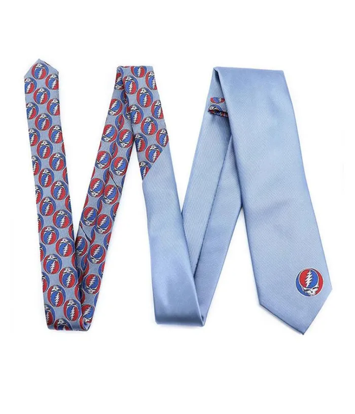 Liquid Blue Ties Accessories Blue Steal Your Face Tie