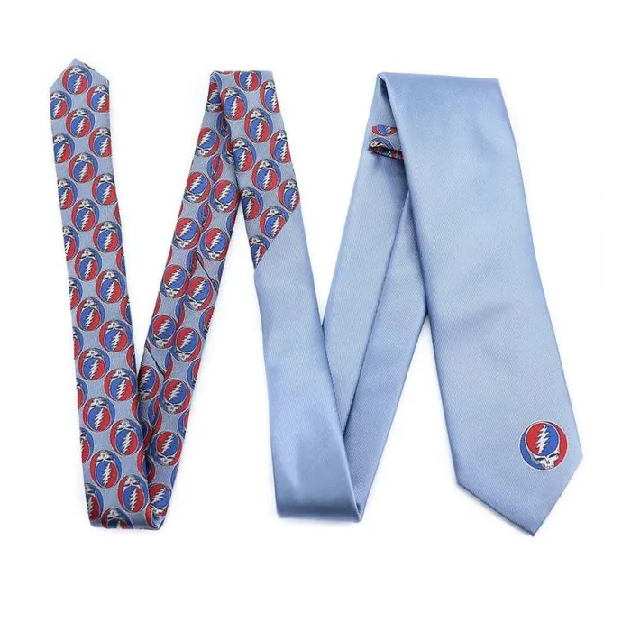 Liquid Blue Ties Accessories Blue Steal Your Face Tie