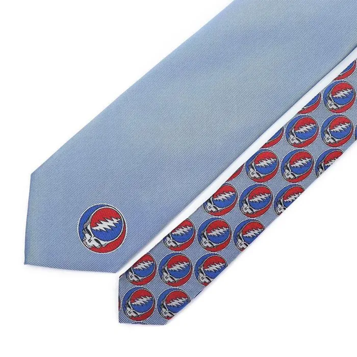 Liquid Blue Ties Accessories Blue Steal Your Face Tie