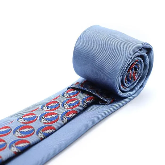Liquid Blue Ties Accessories Blue Steal Your Face Tie