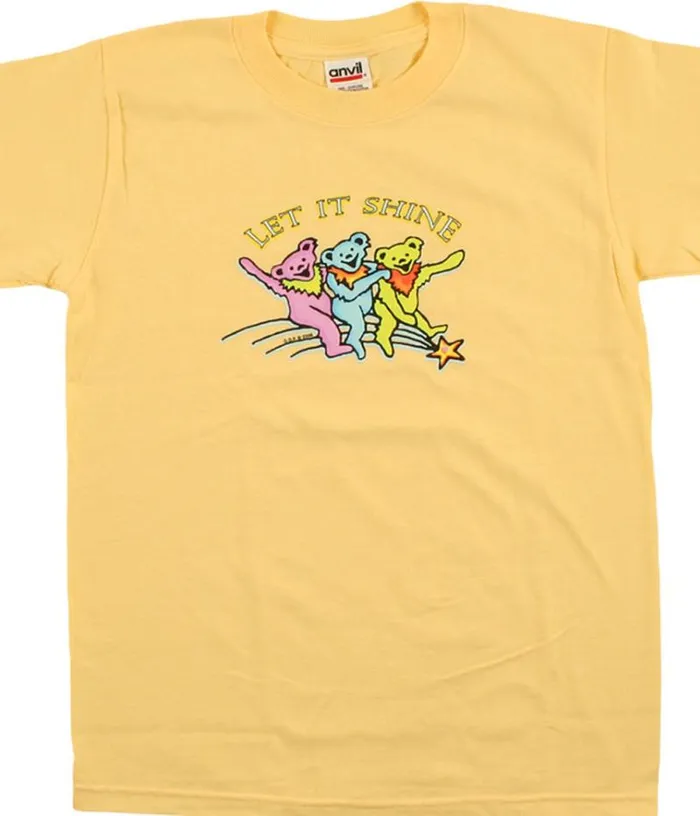 Liquid Blue Youth Kids GD Let It Shine Youth Yellow TShirt