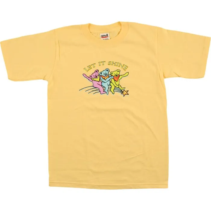 Liquid Blue Youth Kids GD Let It Shine Youth Yellow TShirt