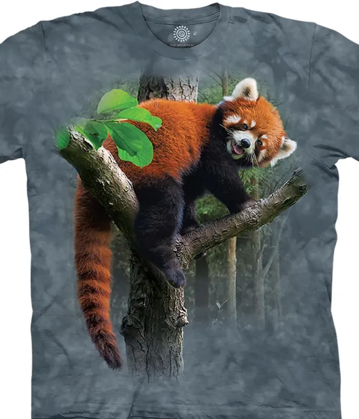 Liquid Blue Youth Kids Red Panda Tree Kids039 TShirt