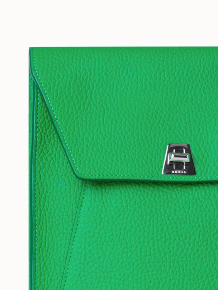 Little Anouk Messenger Bag In Leather Bamboo Women Akris Crossbody Bags