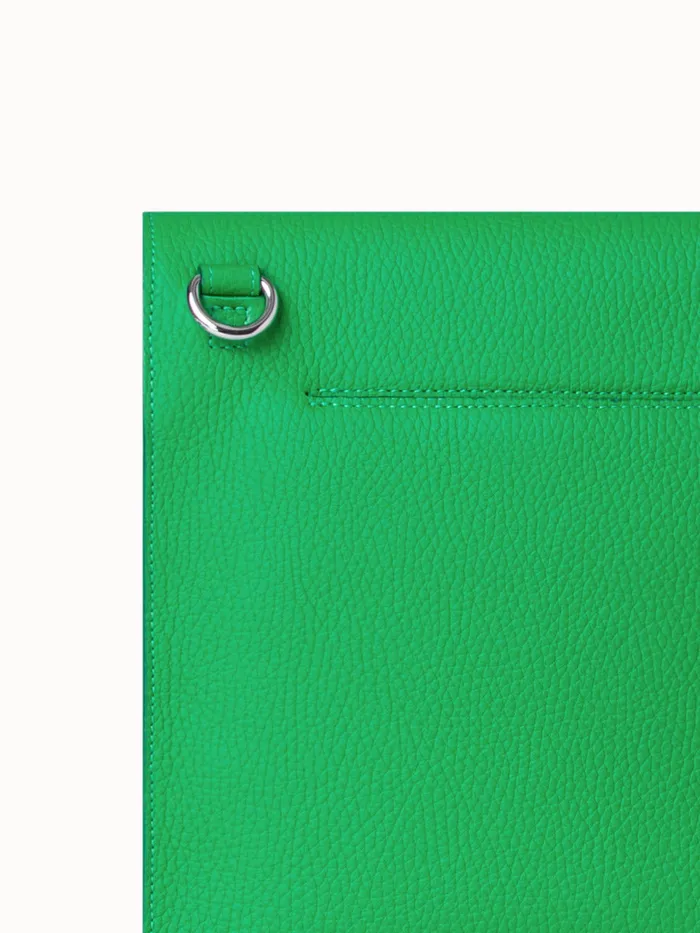 Little Anouk Messenger Bag In Leather Bamboo Women Akris Crossbody Bags