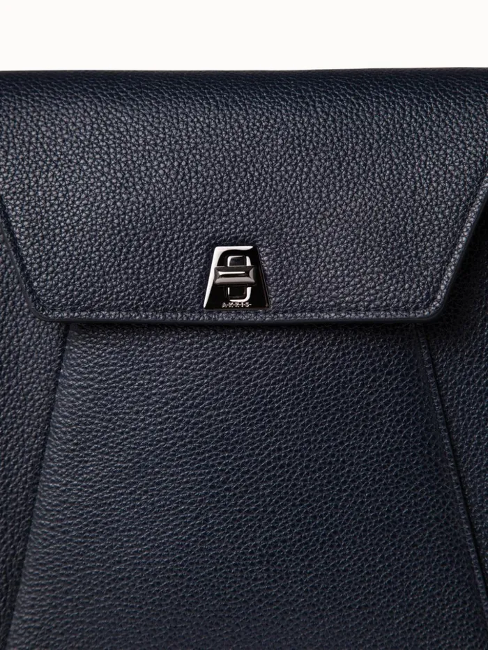 Little Anouk Messenger In Calf Leather Denim Women Akris Crossbody Bags