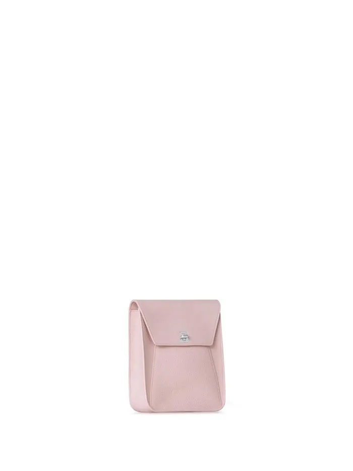 Little Anouk Messenger In Calf Leather Pale Rose Women Akris Mini Bags