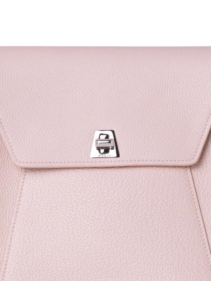 Little Anouk Messenger In Calf Leather Pale Rose Women Akris Mini Bags