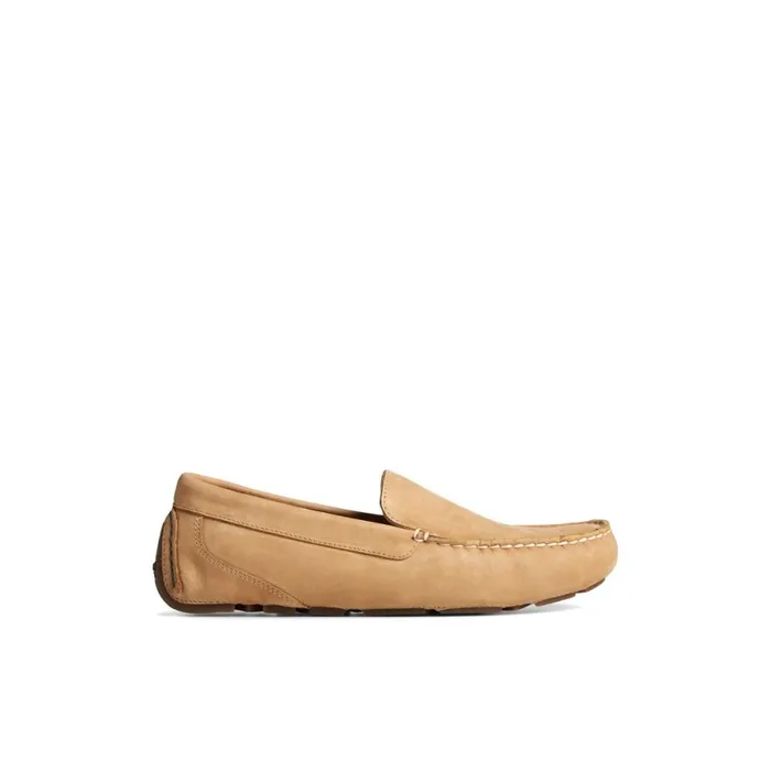 Loafers and Oxfords Men Sperry Davenport Nubuck Venetian Driver Bone