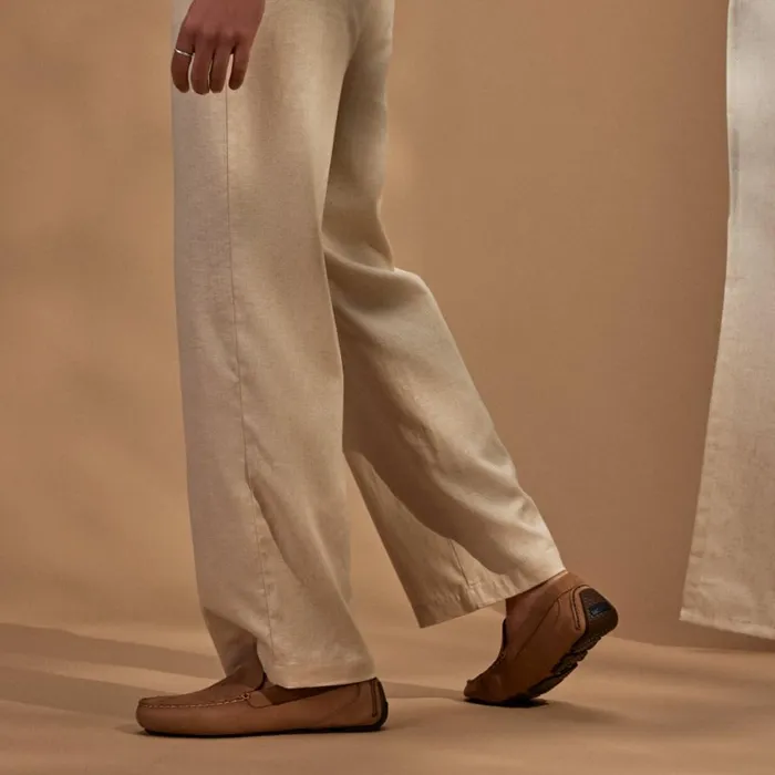 Loafers and Oxfords Men Sperry Davenport Nubuck Venetian Driver Bone