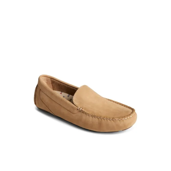 Loafers and Oxfords Men Sperry Davenport Nubuck Venetian Driver Bone
