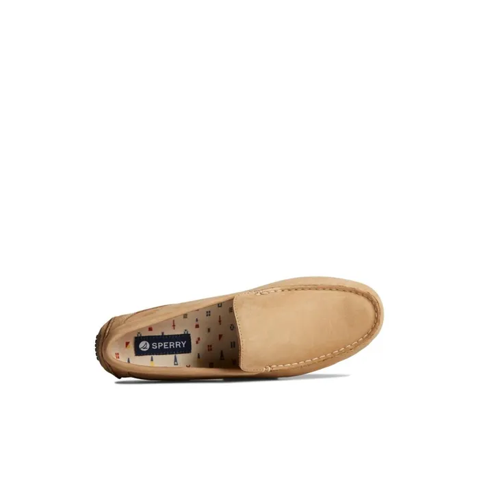 Loafers and Oxfords Men Sperry Davenport Nubuck Venetian Driver Bone