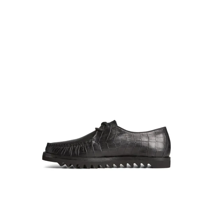 Loafers and Oxfords Men Sperry Unisex Captain x27 s Vibram Oxford Black