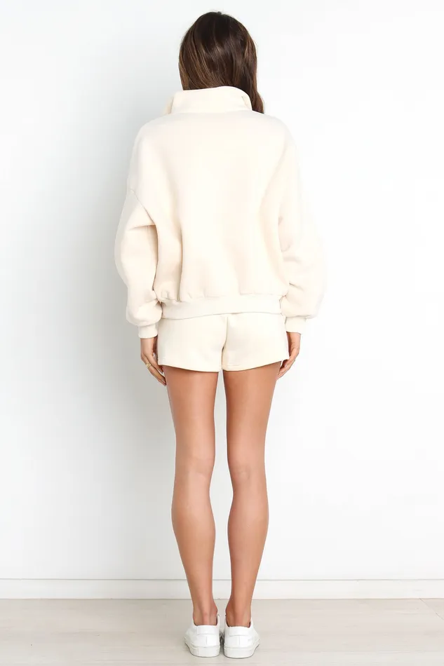 Loungewear Women petalandpup Braxon Shorts 8211 Cream Cream