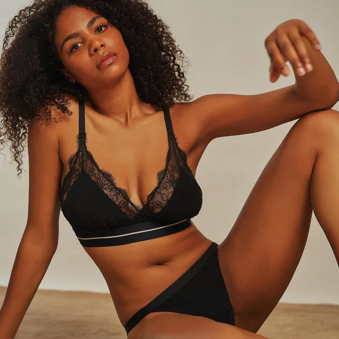Love Stories Cup E To F Love Lace Bralette Black 8211 Women