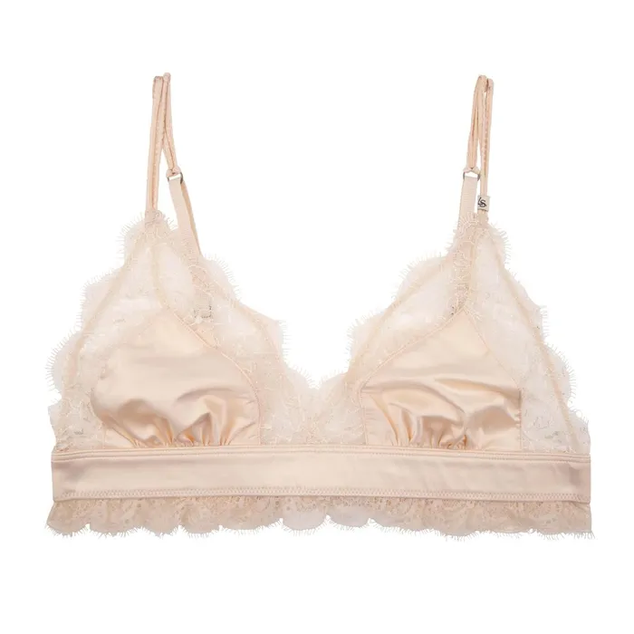 Love Stories Unpadded Bralettes Love Lace Bralette Off White 8211 Women