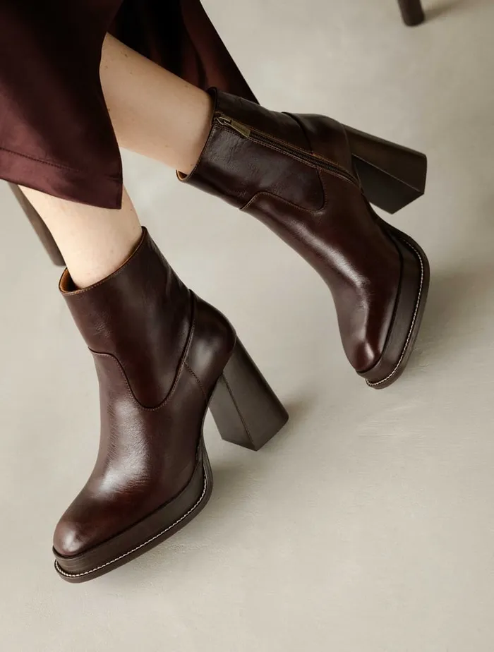 Marnie Irish Coffee Women Bobbies Ankle Boots