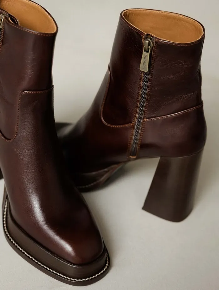 Marnie Irish Coffee Women Bobbies Ankle Boots