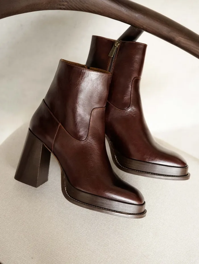 Marnie Irish Coffee Women Bobbies Ankle Boots