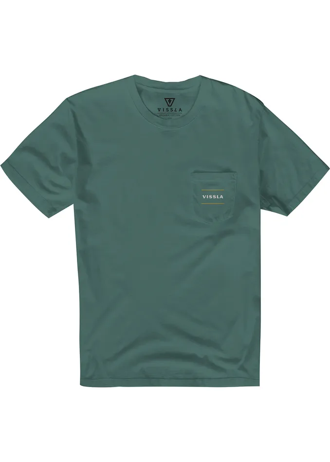 Masters Of Stoke Premium Pkt Tee Pine Premium Tees Vissla Men Masters Of Stoke Premium Pkt Tee Pine Premium Tees Vissla Men