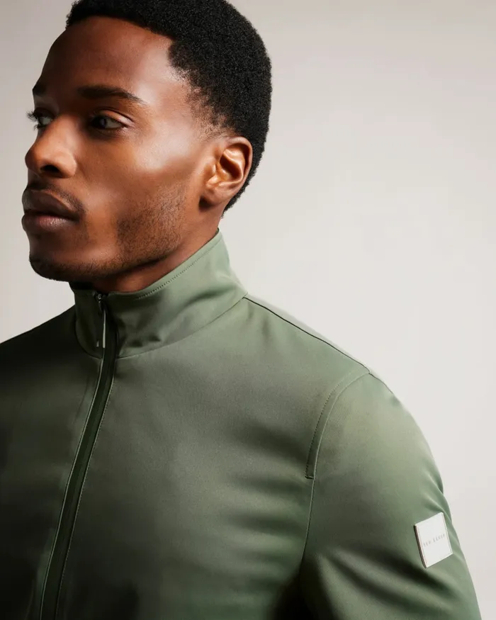 Men ARZONA 8211 Nylon Bomber Jacket Khaki Ted Baker Coats and Jackets Men ARZONA 8211 Nylon Bomber Jacket Khaki Ted Baker Coats and Jackets