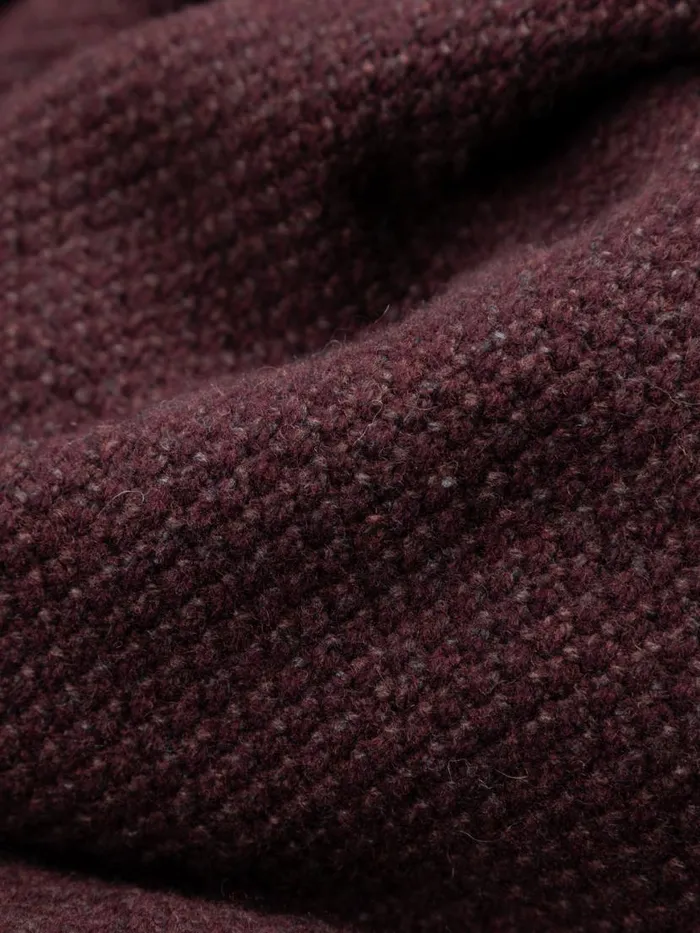 Men Barents Jumper Black Cherry Finisterre Knitwear