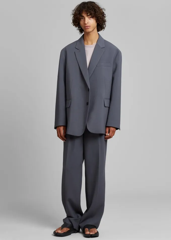 Men Beo Blazer 8211 Charcoal The Frankie Shop Outerwear