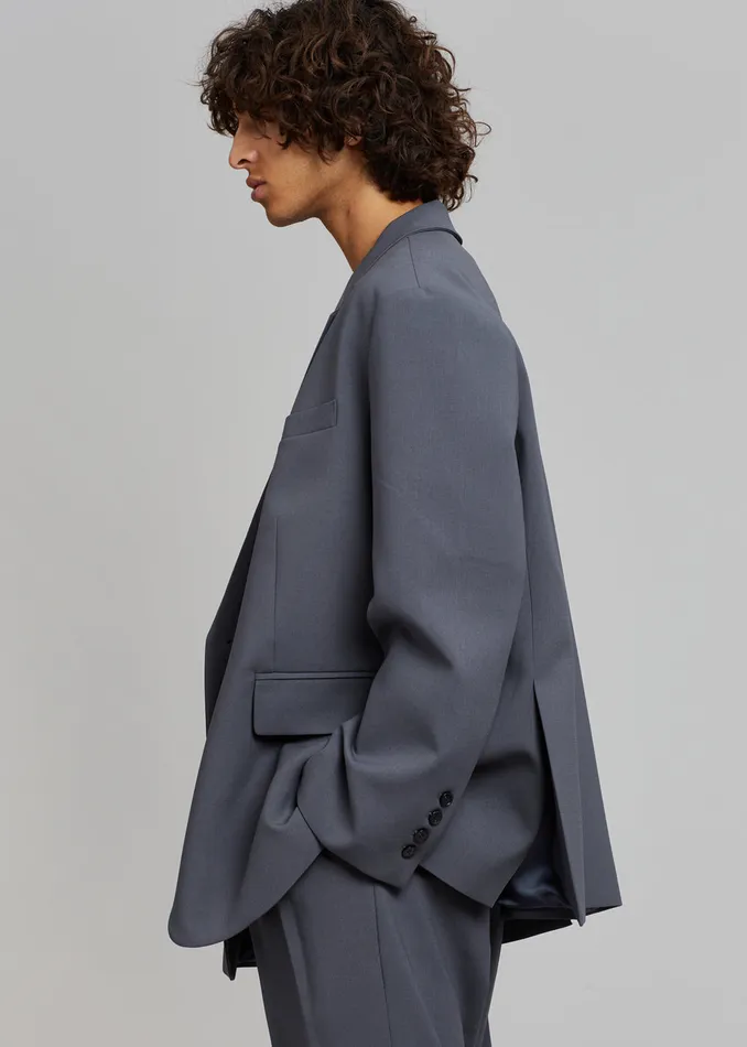 Men Beo Blazer 8211 Charcoal The Frankie Shop Outerwear