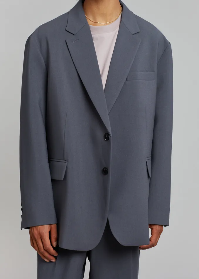 Men Beo Blazer 8211 Charcoal The Frankie Shop Outerwear
