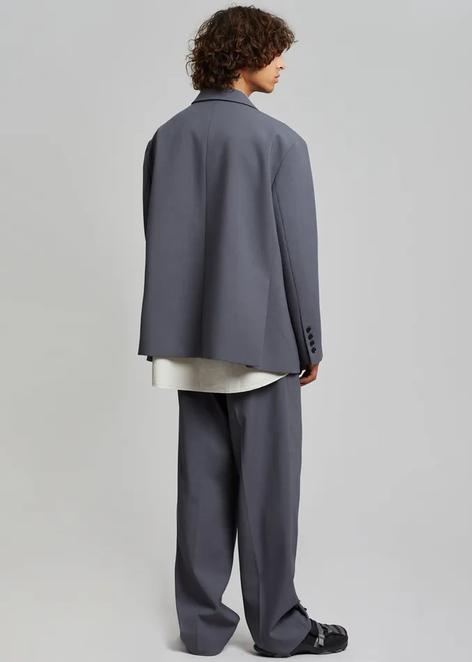 Men Beo Blazer 8211 Charcoal The Frankie Shop Outerwear