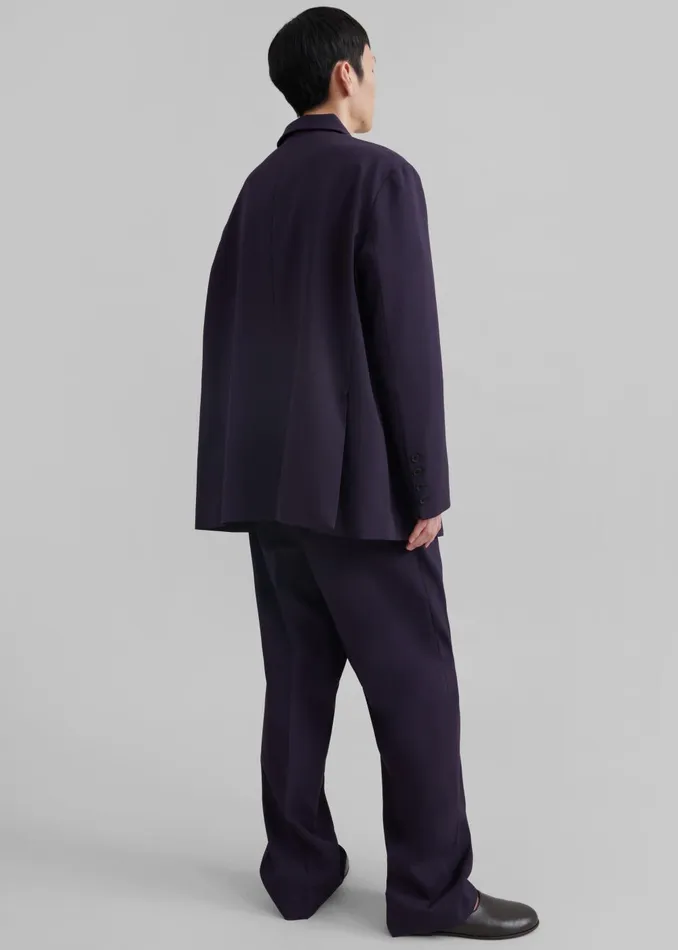 Men Beo Blazer 8211 Purple The Frankie Shop Outerwear