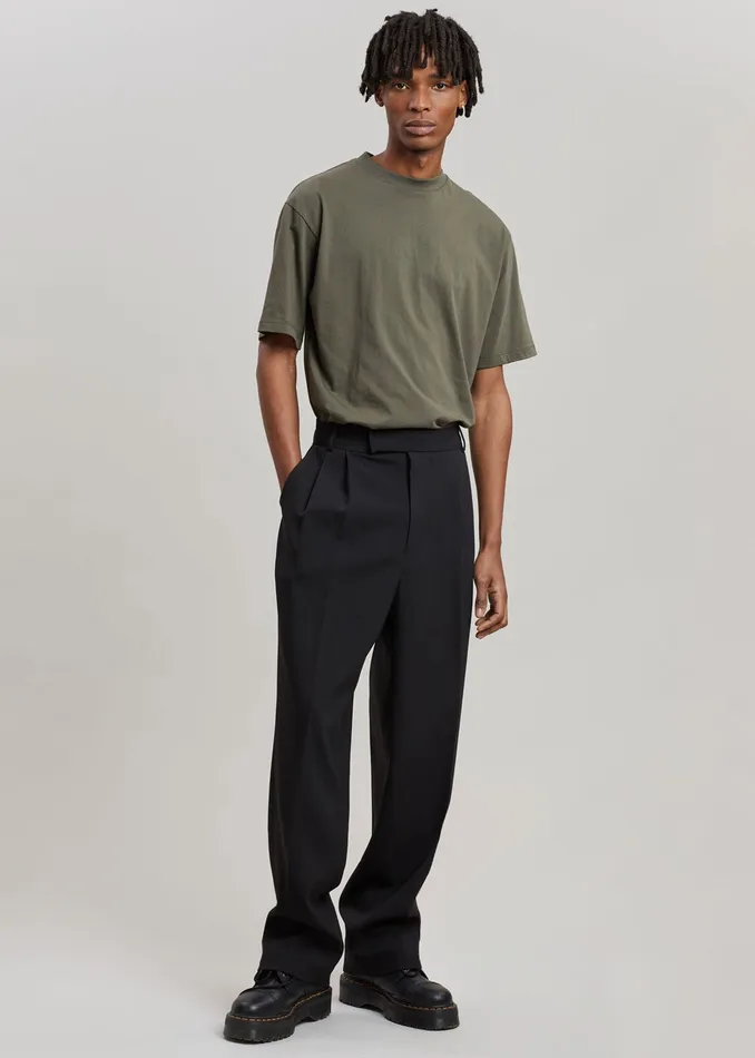 Men Beo Suit Pants 8211 Black The Frankie Shop Bottoms