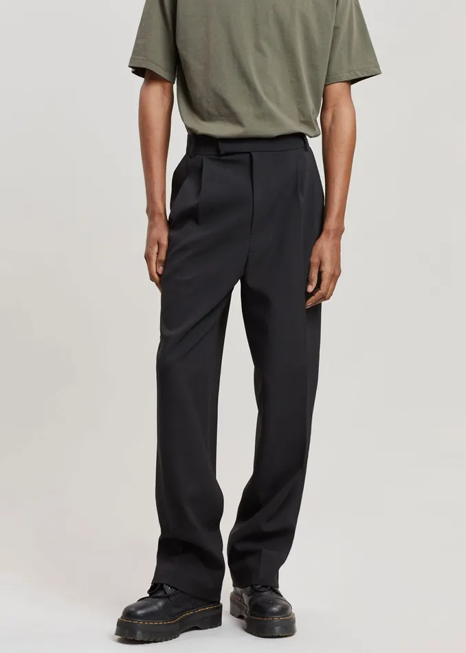 Men Beo Suit Pants 8211 Black The Frankie Shop Bottoms